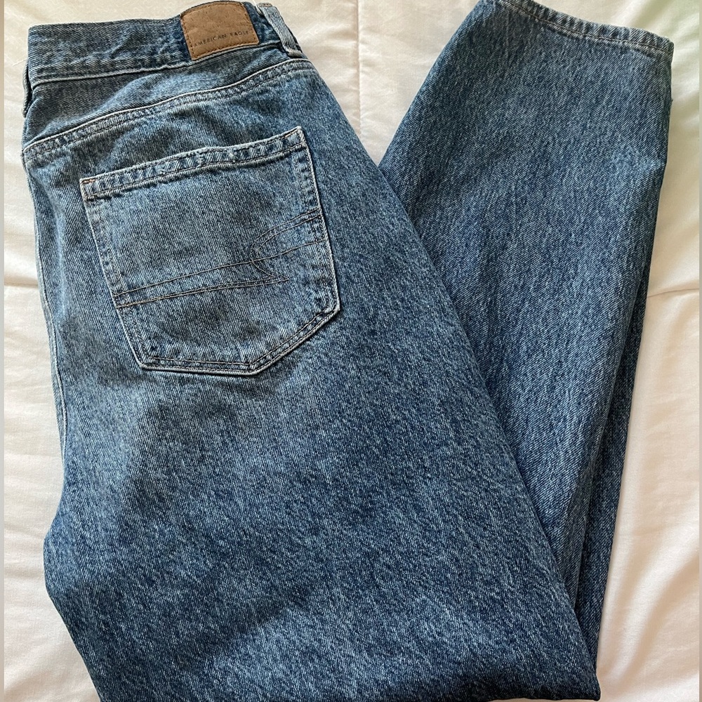 american eagle size 12 mom jeans